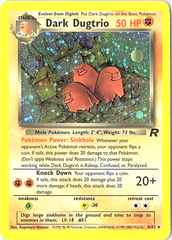 Dark Dugtrio (6) Holo Rare Team Rocket 06/82 NM