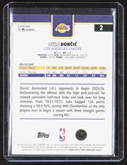 2025-26 Topps Chrome Update Luka Dončić 2 Basketball Los Angeles Lakers