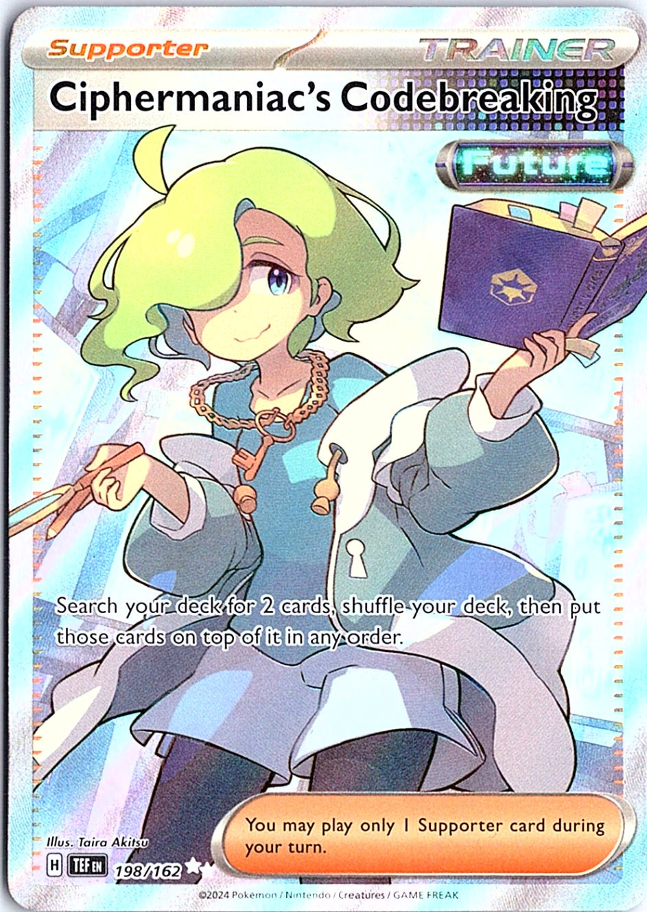 Ciphermaniac's Codebreaking Ultra Rare SV05: Temporal Forces 198/162 NM