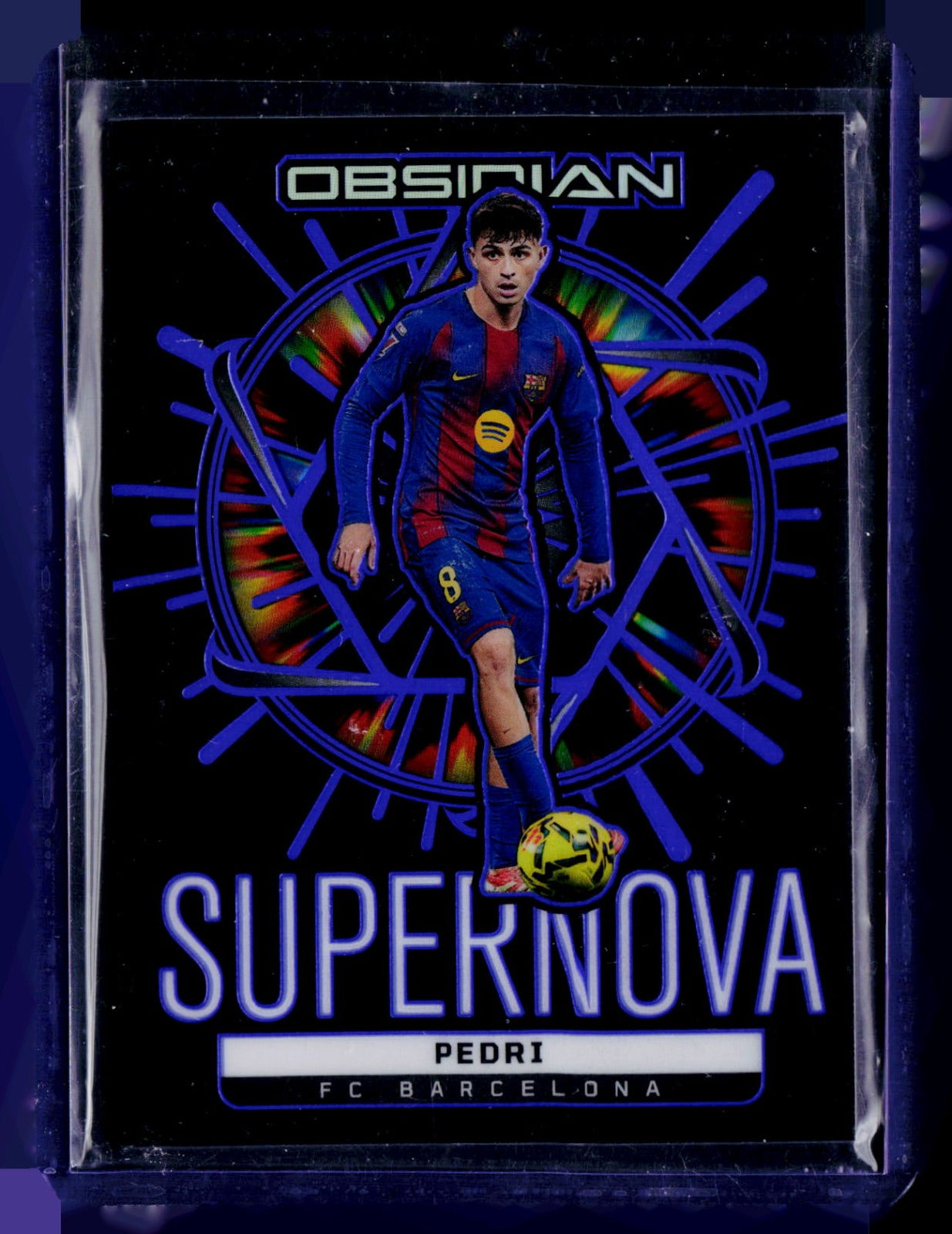 Pedri 2026 panini obsidian /50 23 NM