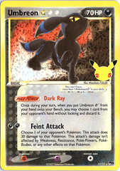 Umbreon Star Classic Collection Celebrations: Classic Collection 17/17 NM