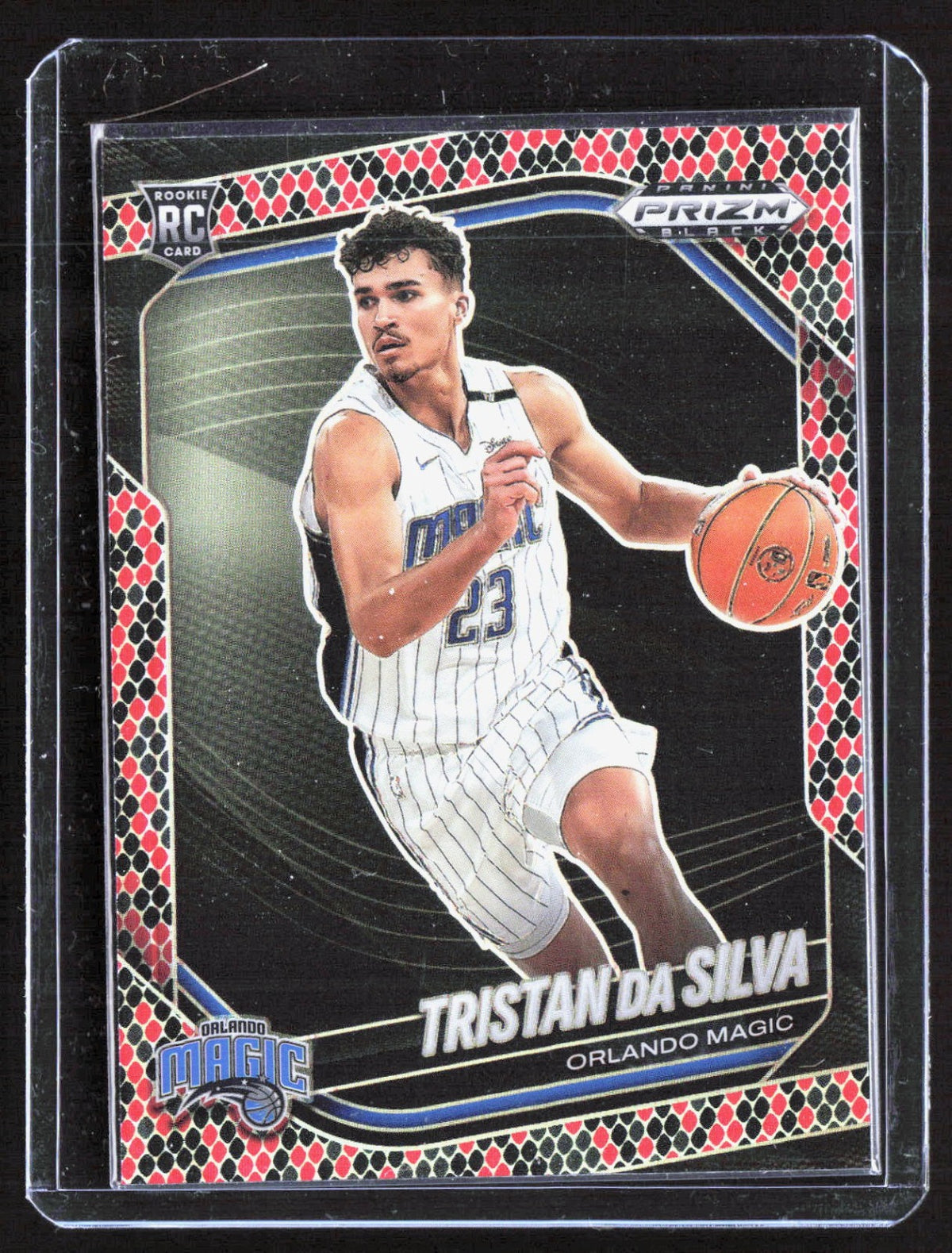 2024-25 Panini Prizm Black - Snakeskin Prizms Tristan da Silva 87  Orlando Magic