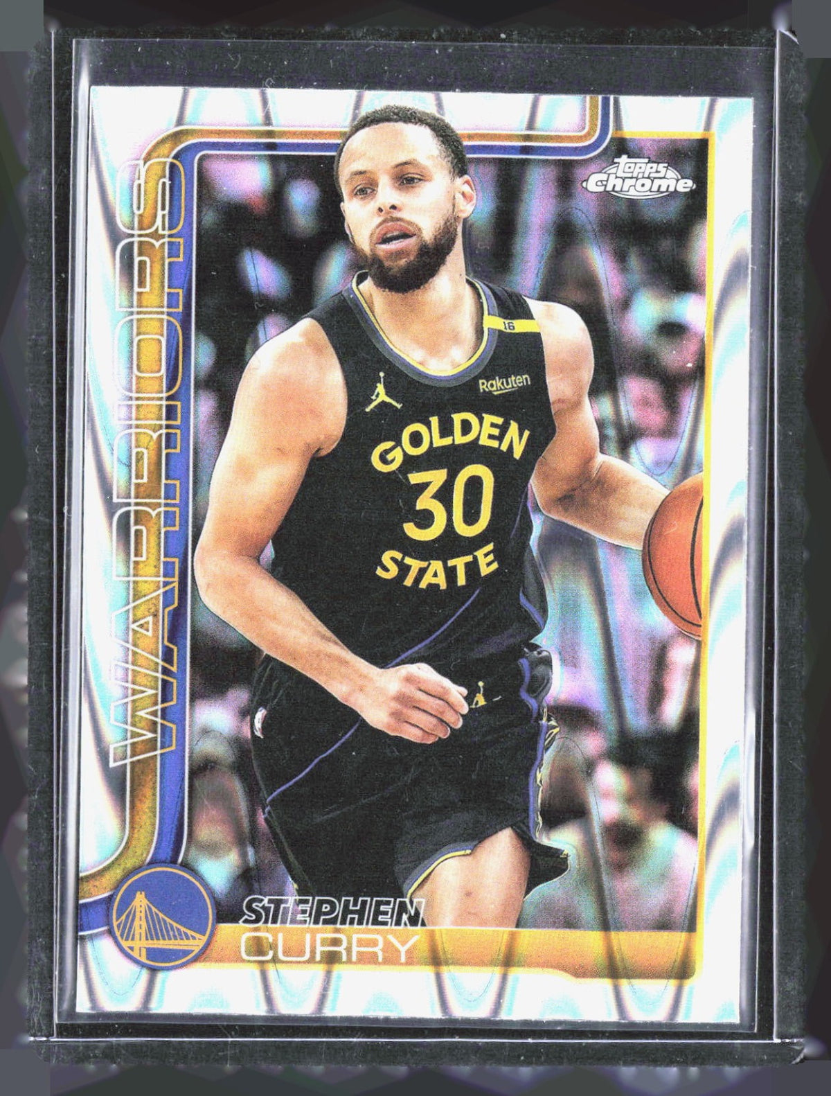 2025-26 Topps Chrome - RayWave Refractor Stephen Curry 201