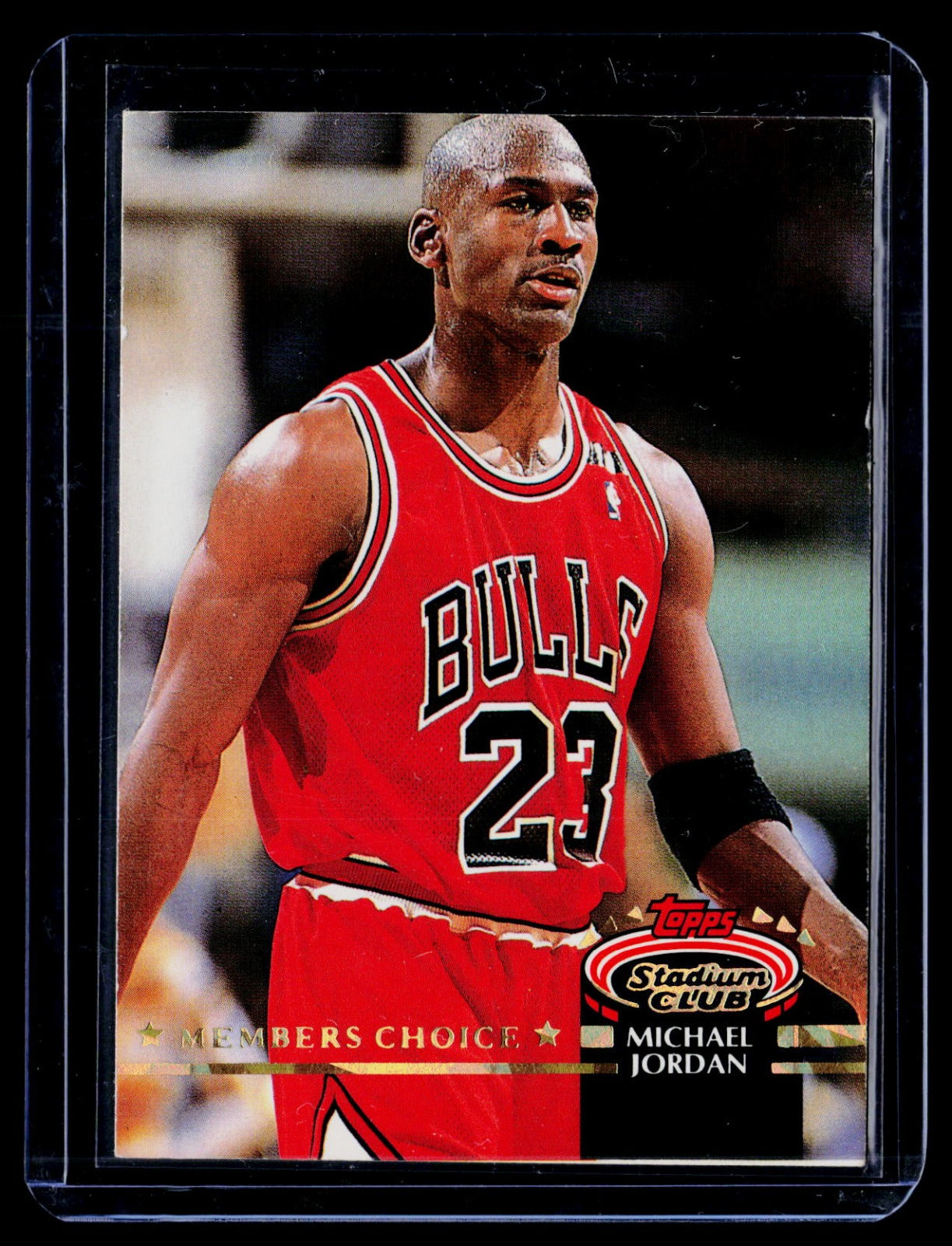1992-93 Stadium Club Michael Jordan 210 Basketball Members Choice
