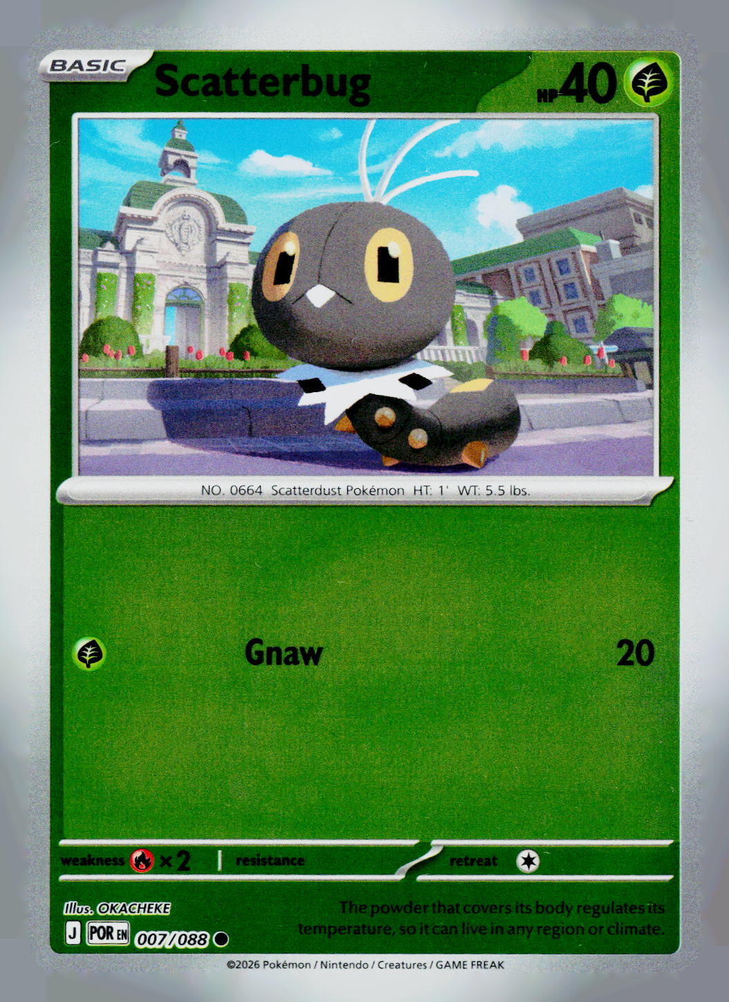 Scatterbug POR 007/088 Reverse Holo NM