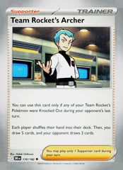 Team Rocket's Archer DRI 170/182 NM