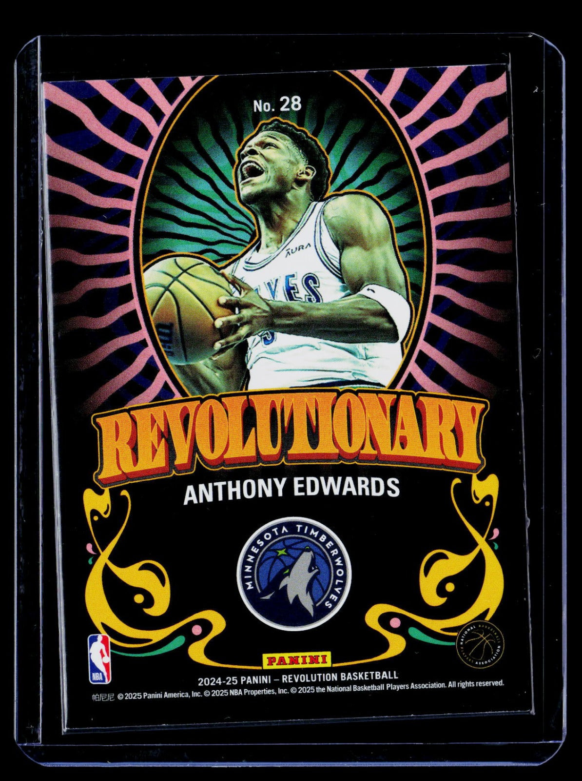 Anthony Edwards Panini Revolution - Revolutionary 28 NM