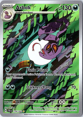 Arbok Illustration Rare SV05: Temporal Forces 176/162 NM
