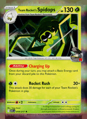 Team Rocket's Spidops ASC 019/217 Holo NM