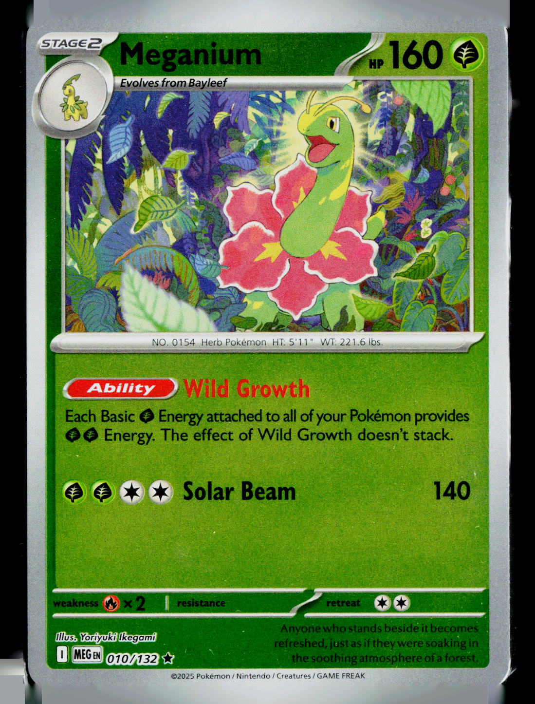 Meganium MEG 010/132 Reverse Holo NM