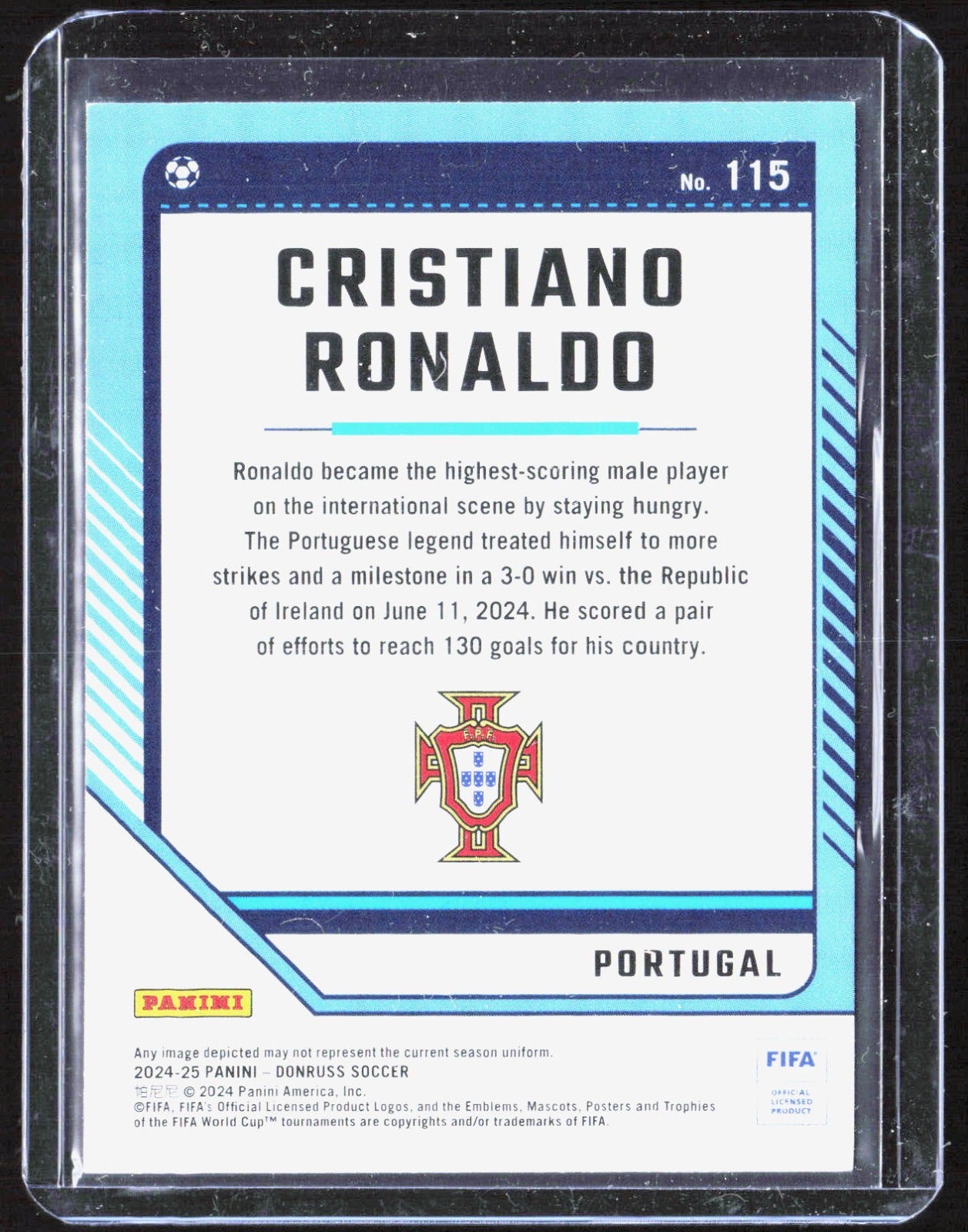 2024-25 Donruss Cristiano Ronaldo 115 Soccer Portugal