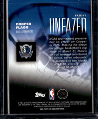 Cooper Flagg Unfazed FAZE-11 NM (Back)