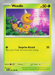 Weedle CRI 001/086 NM