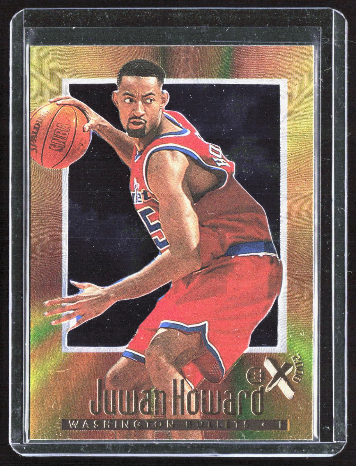 1996-97 E-X2000 Juwan Howard 79 Basketball Washington Bullets