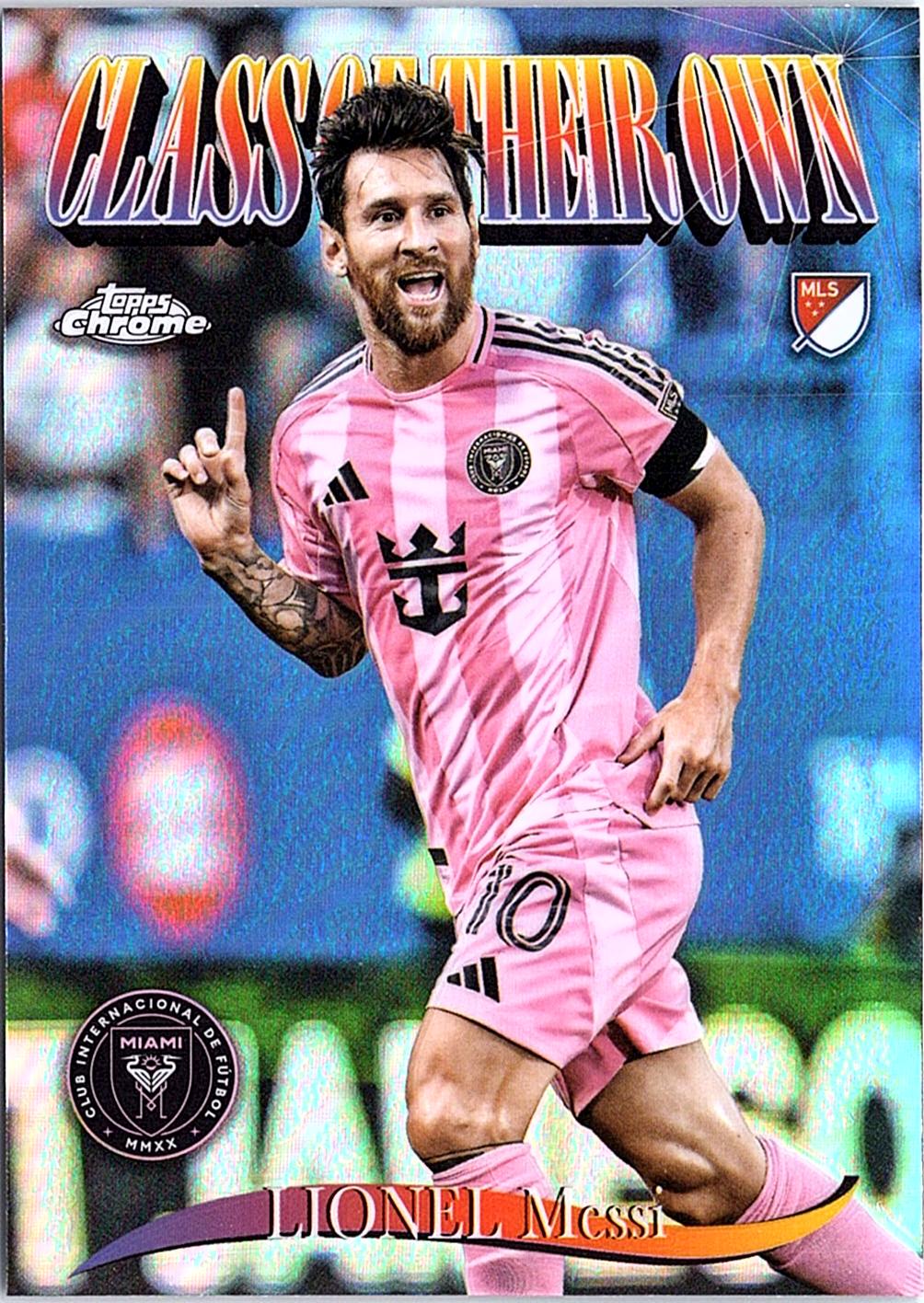 2025 Topps Chrome MLS #CO-10 Lionel Messi Class of Their Own