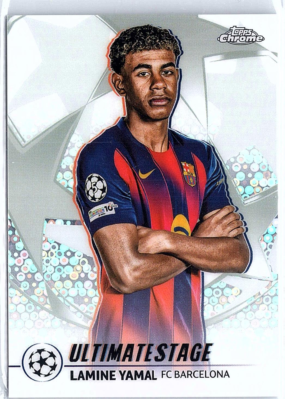 2025-26 Topps UEFA Club Competitions #US-20 Lamine Yamal Ultimate Stage Chrome