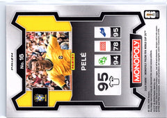 2026 Panini Prizm Monopoly FIFA World Cup #16 Pele Blue Wave Prizms