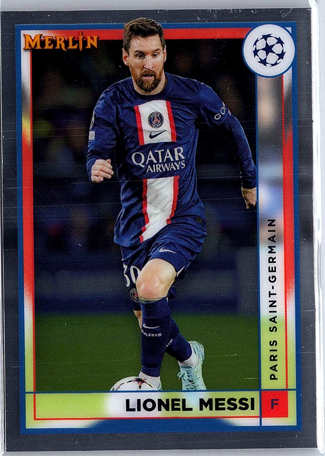 2022-23 Merlin UEFA Club Competitions #104 Lionel Messi