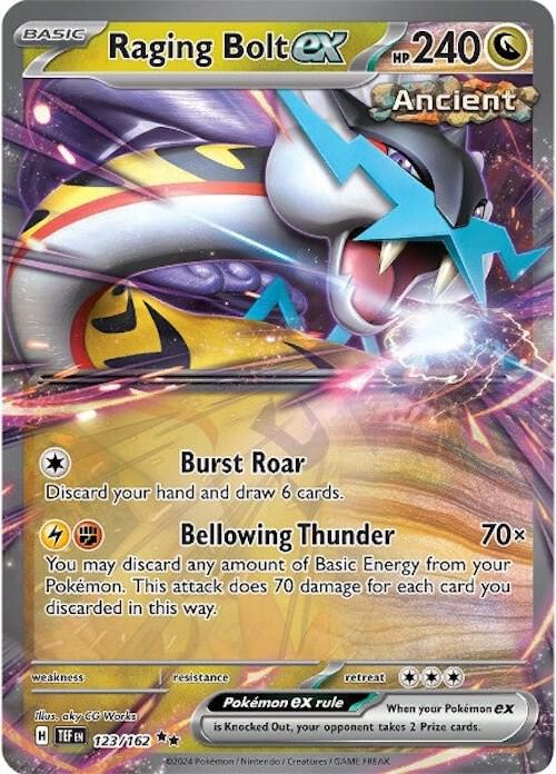 Raging Bolt ex TEF Holo NM
