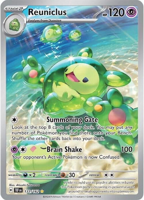 Reuniclus Illustration Rare SV05: Temporal Forces 171/162 NM