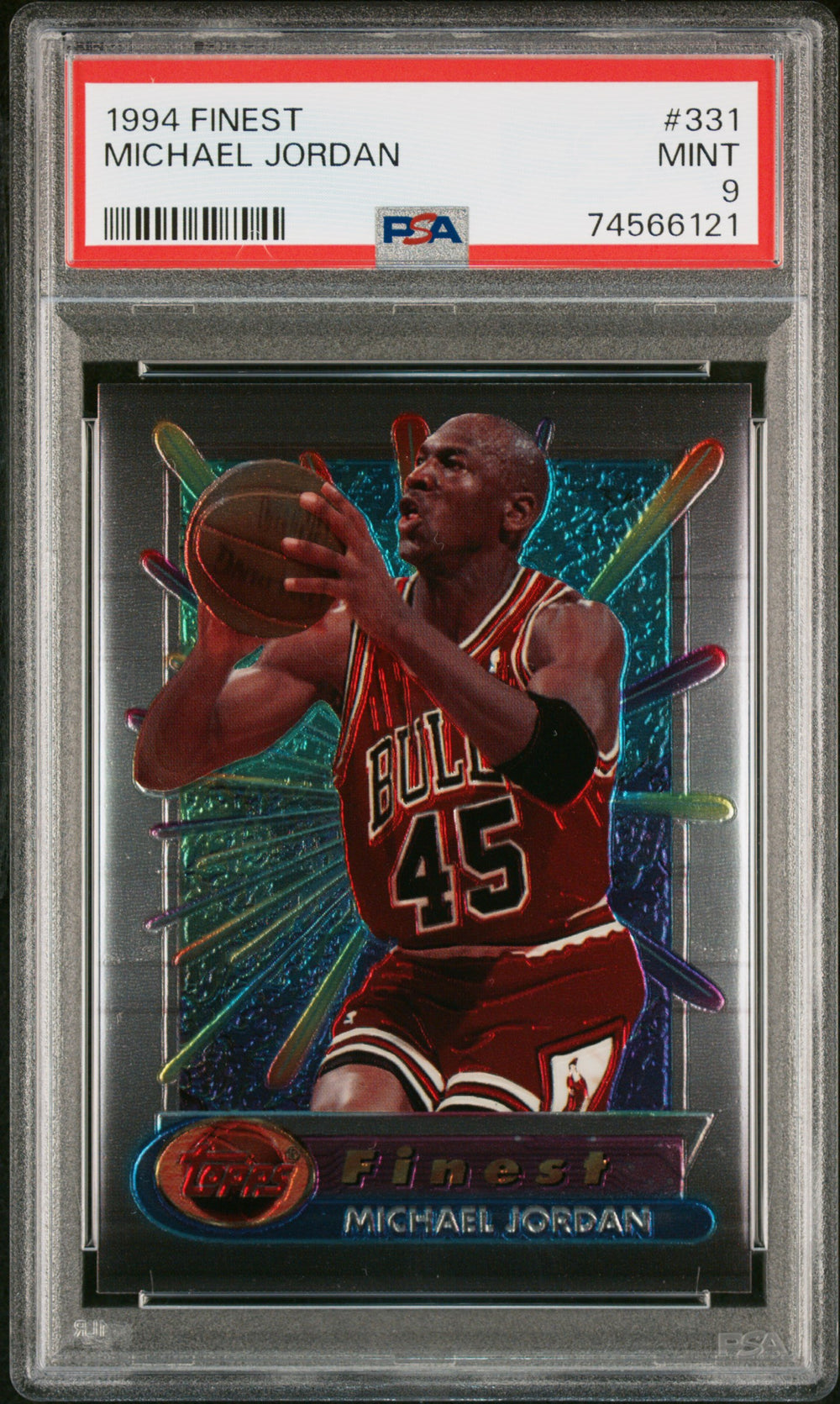 1994 Finest #331 Michael Jordan PSA 9
