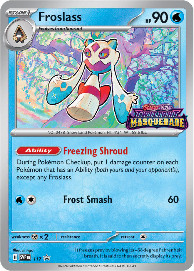 Froslass Promo SV: Scarlet & Violet Promo Cards 117 NM