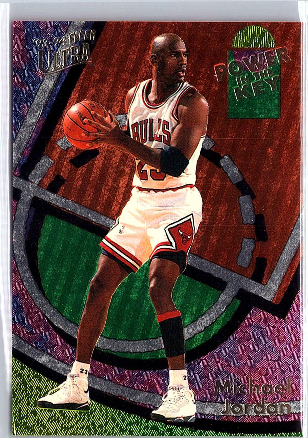 1993-94 Ultra #2 Michael Jordan Power in the Key
