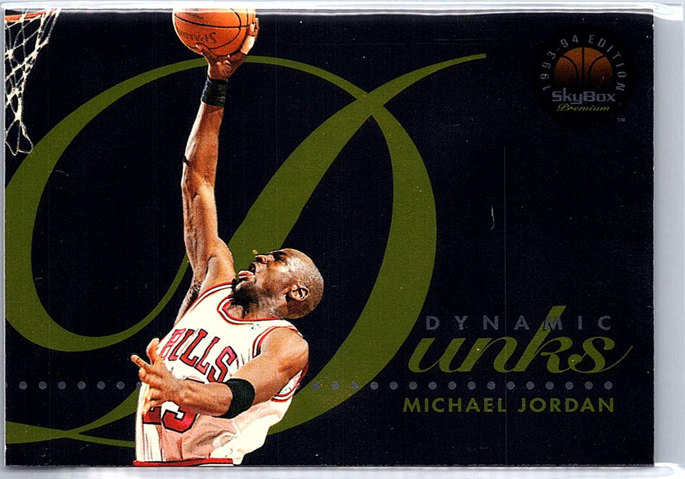 1993-94 SkyBox Premium #D4 Michael Jordan Dynamic Dunks