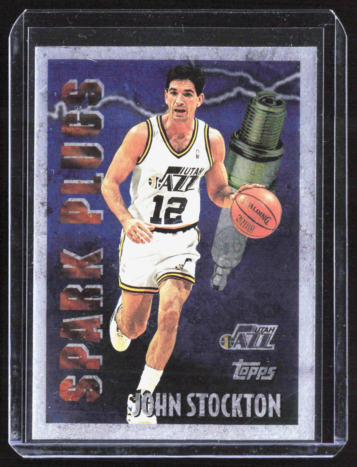 1995-96 Topps - Spark Plugs John Stockton SP5 Basketball Utah Jazz