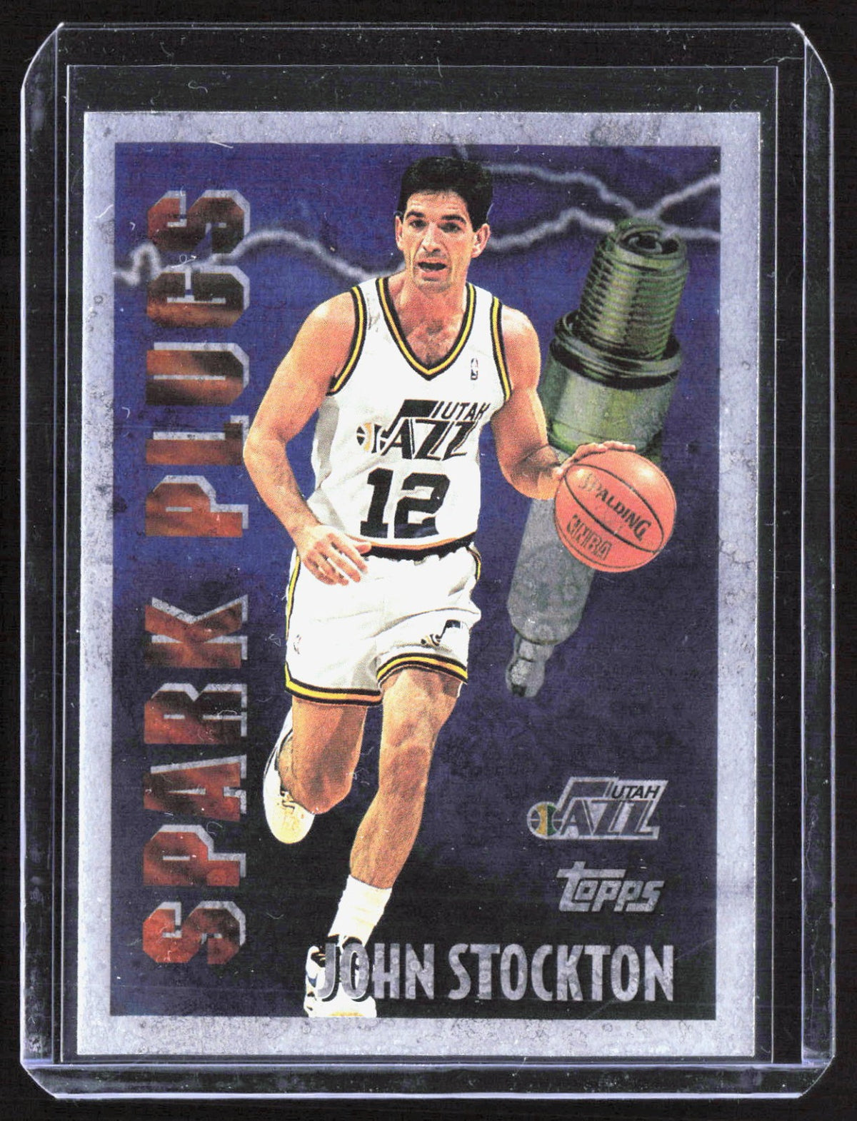 1995-96 Topps - Spark Plugs John Stockton SP5 Basketball Utah Jazz