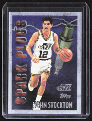 1995-96 Topps - Spark Plugs John Stockton SP5 Basketball Utah Jazz