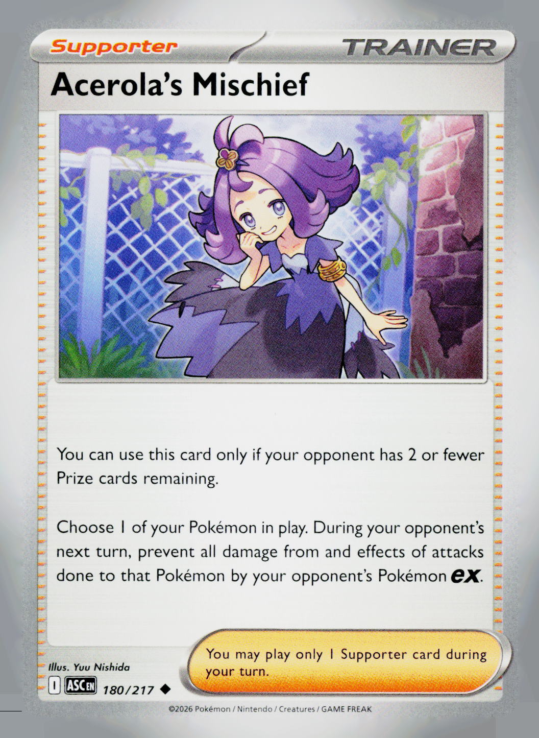 Acerola's Mischief ASC NM