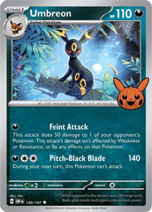 Umbreon Uncommon Trick or Trade BOOster Bundle 2024 130/197 NM