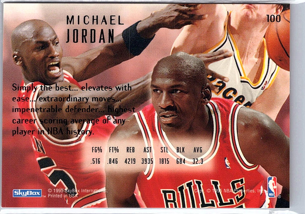 1994-95 SkyBox E-Motion #100 Michael Jordan