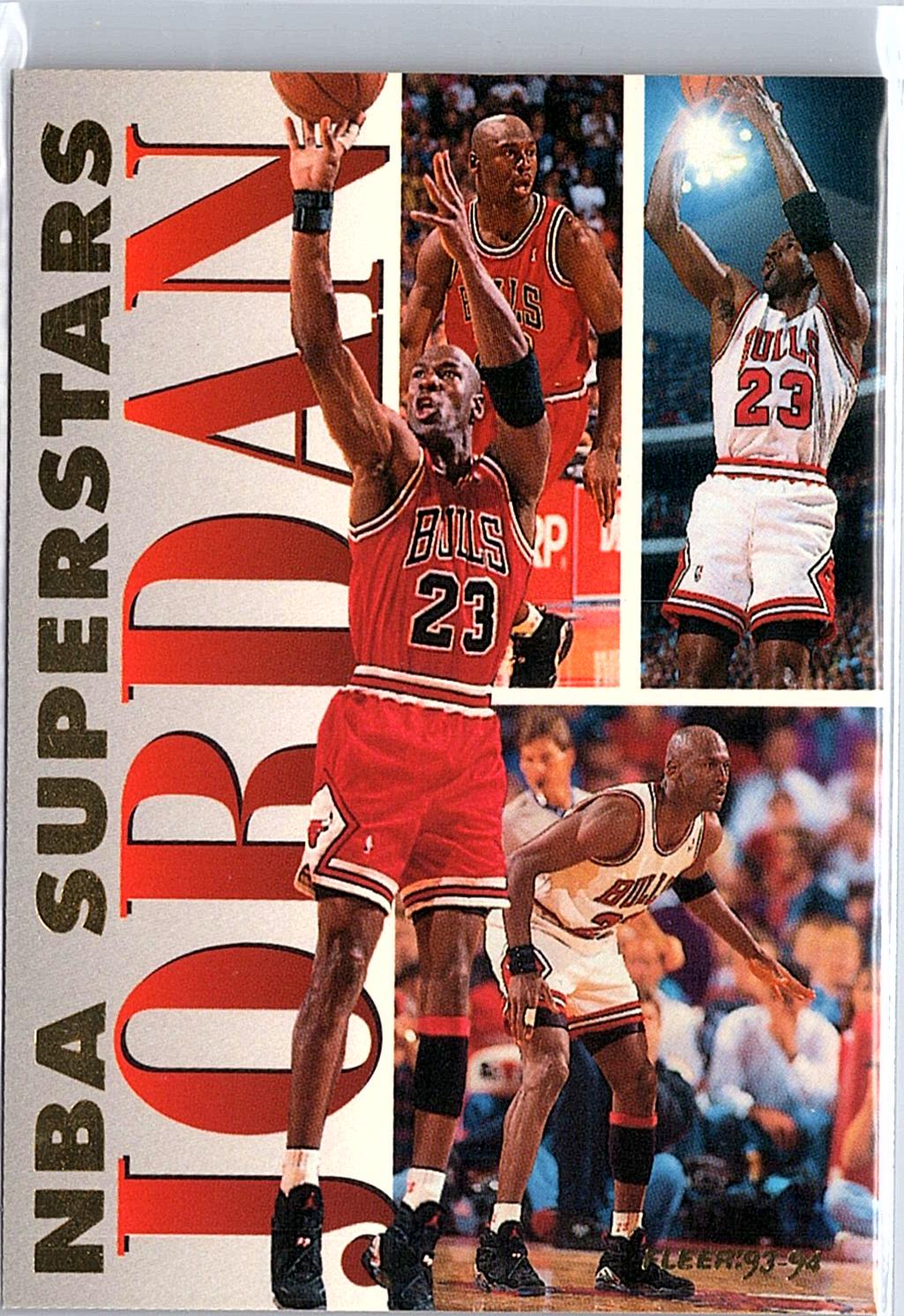 1993-94 Fleer #7 Michael Jordan NBA Superstars