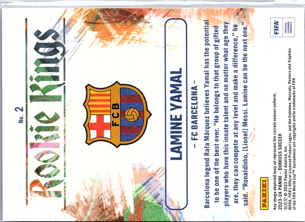 2023-24 Donruss #2 Lamine Yamal Rookie Kings