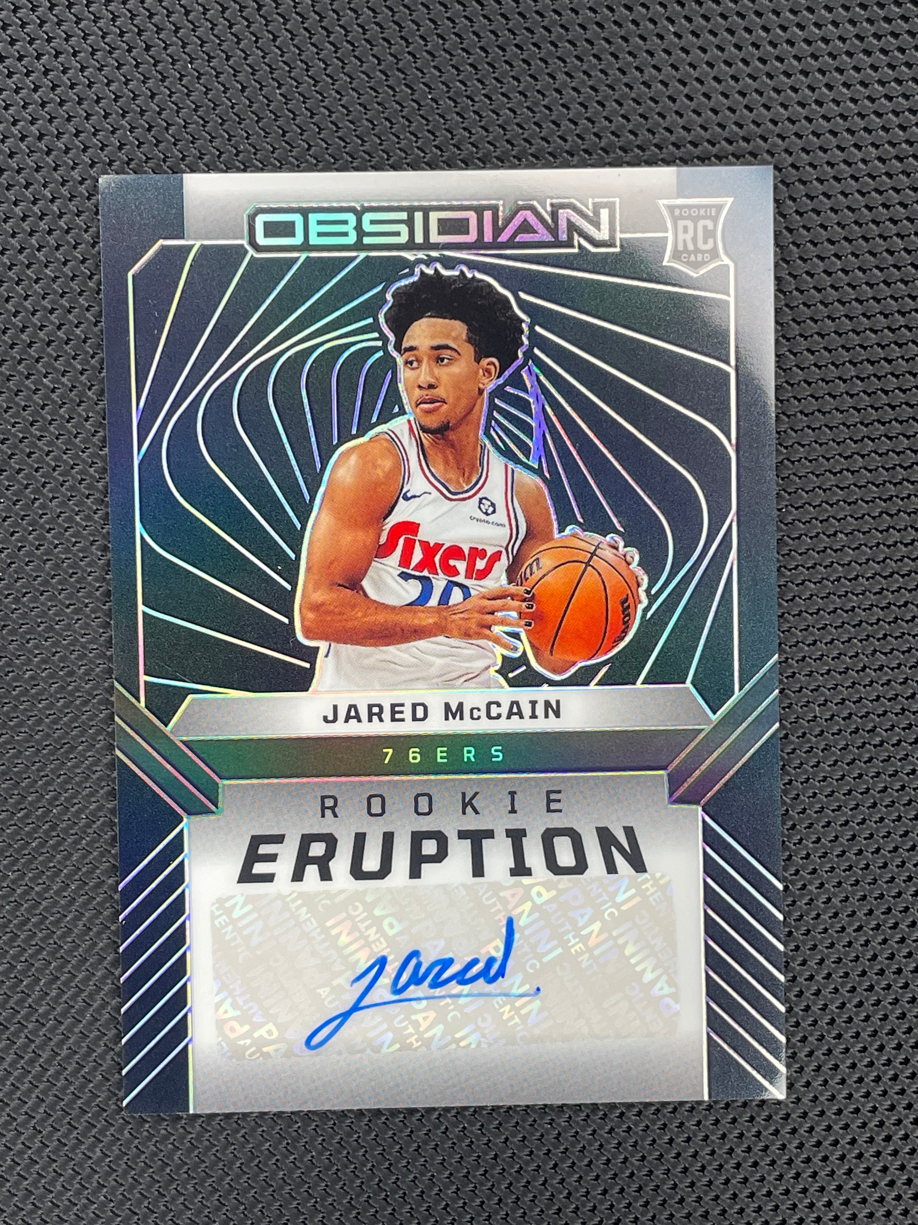 2024-25 Obsidian Jared Mccain Eruption Auto RC /149