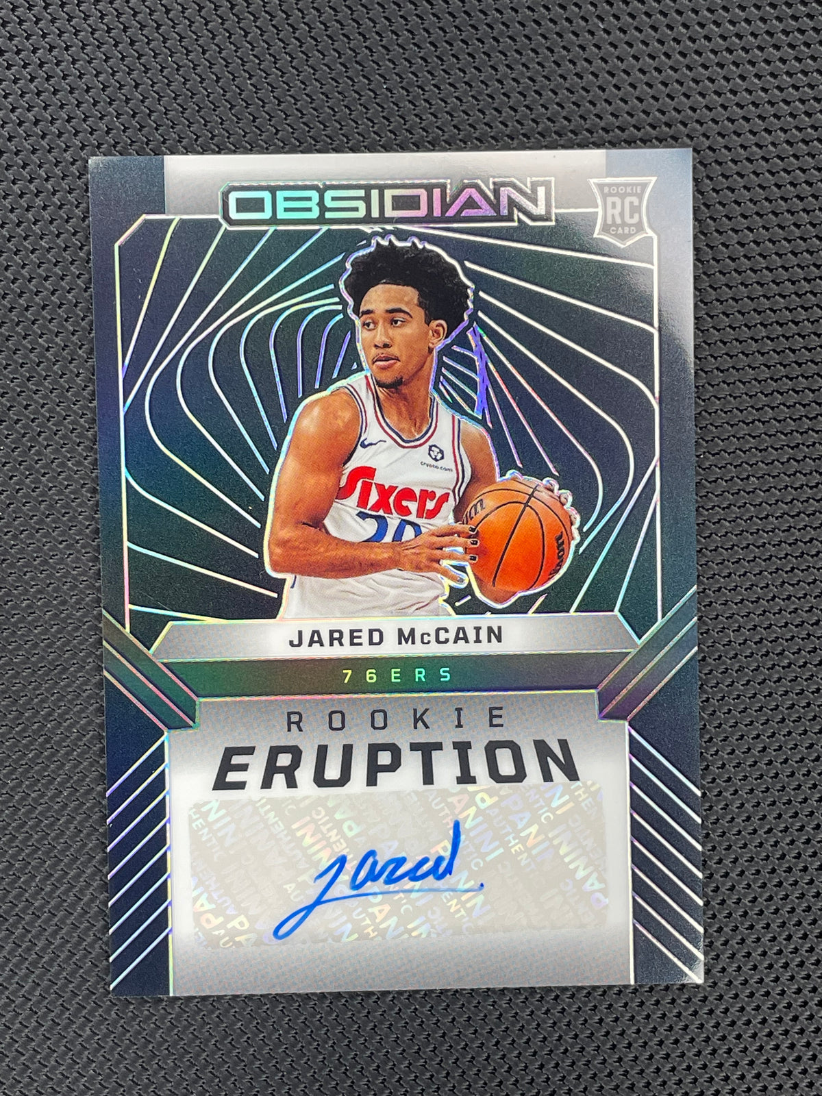 2024-25 Obsidian Jared Mccain Eruption Auto RC /149