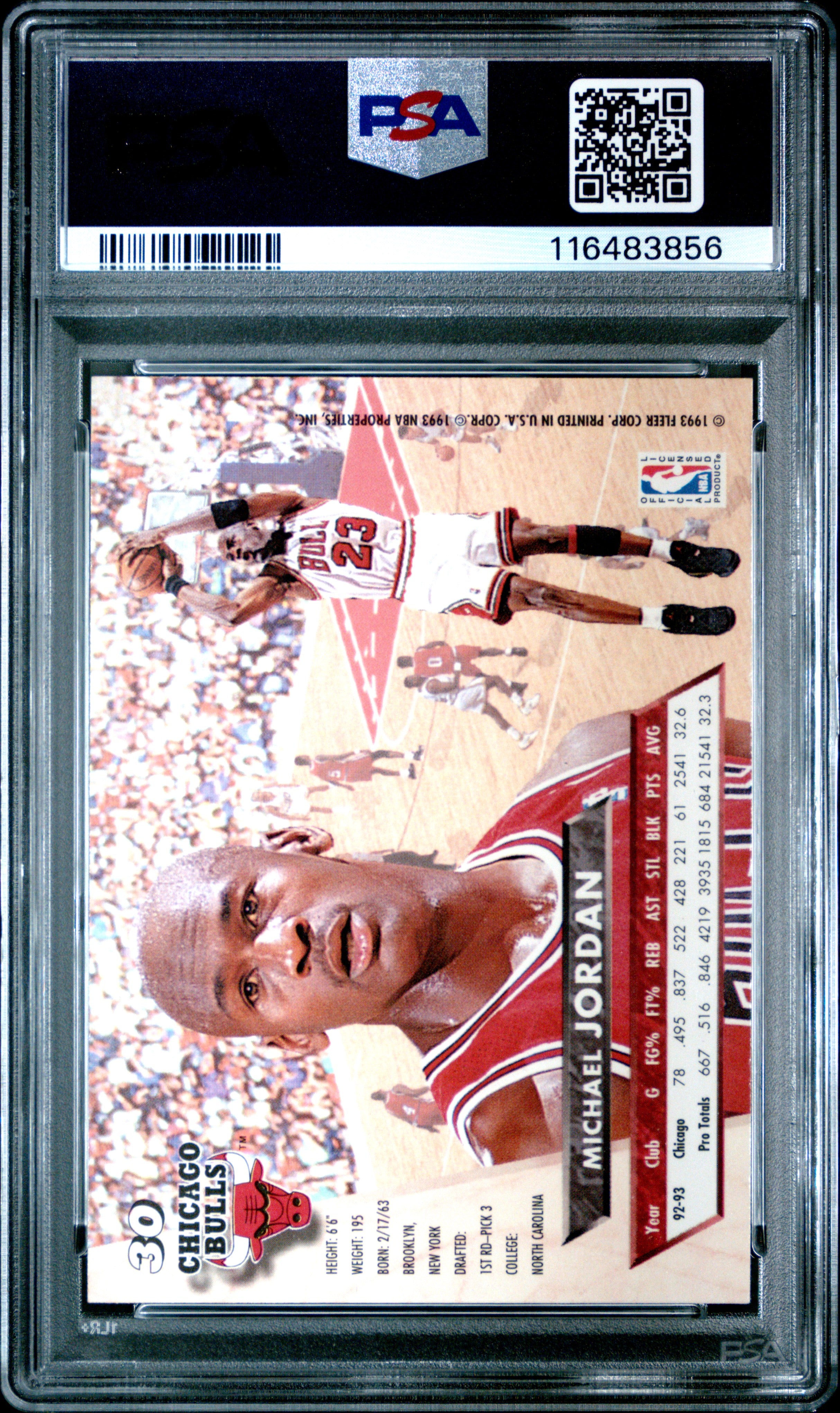 1993 Ultra #30 Michael Jordan PSA 9