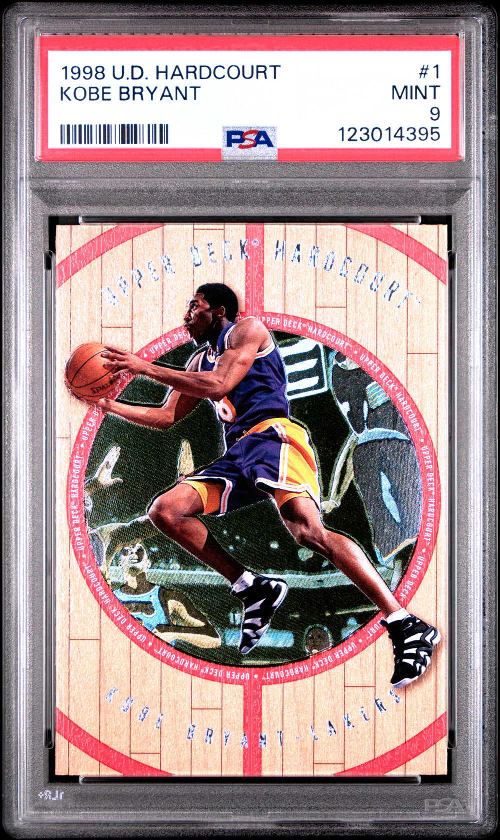 1998 Upper Deck Hardcourt #1 Kobe Bryant PSA 9