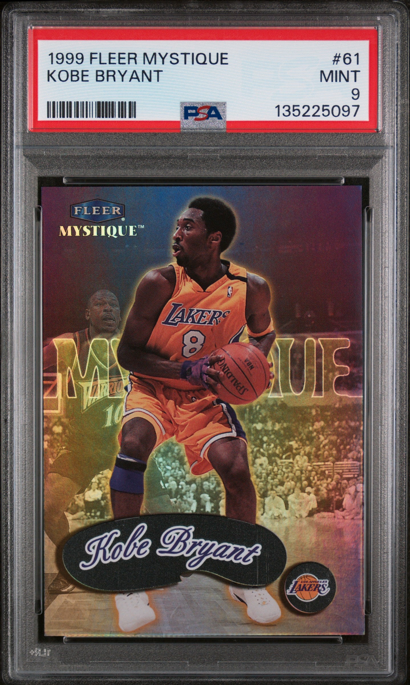 1999 Fleer Mystique #61 Kobe Bryant PSA 9