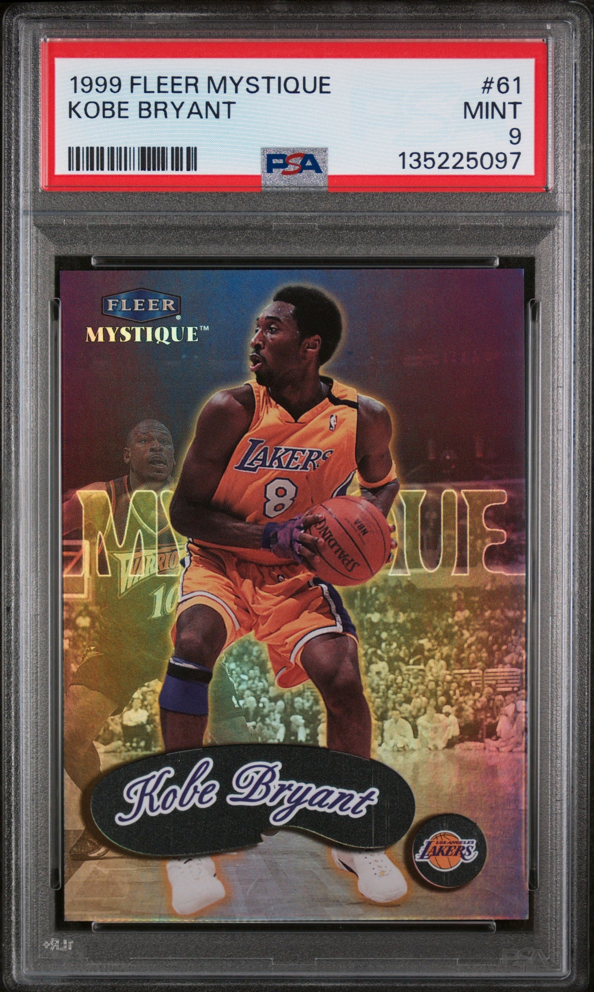 1999 Fleer Mystique #61 Kobe Bryant PSA 9