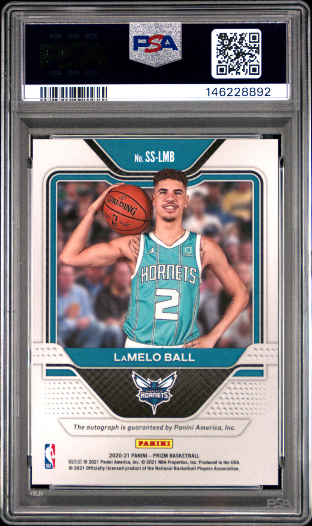 2020 Panini Prizm Sensational Signatures #SSLMB Lamelo Ball Sensational Signatures PSA 10