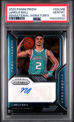 2020 Panini Prizm Sensational Signatures #SSLMB Lamelo Ball Sensational Signatures PSA 10
