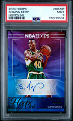 2024 Panini NBA Hoops Ink #HIKMP Shawn Kemp PSA 9