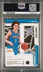 2021 Panini Mosaic Rookie Autographs Mosaic #RAMJGD Josh Giddey Rke.Autographs Mosaic PSA 10