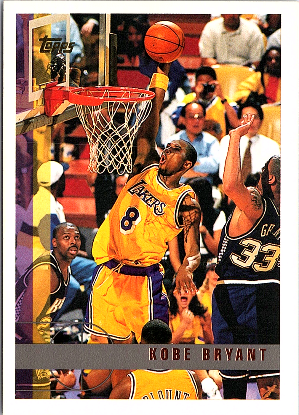 1997-98 Topps Chrome - Refractors Kobe Bryant 171 Basketball Los Angeles Lakers