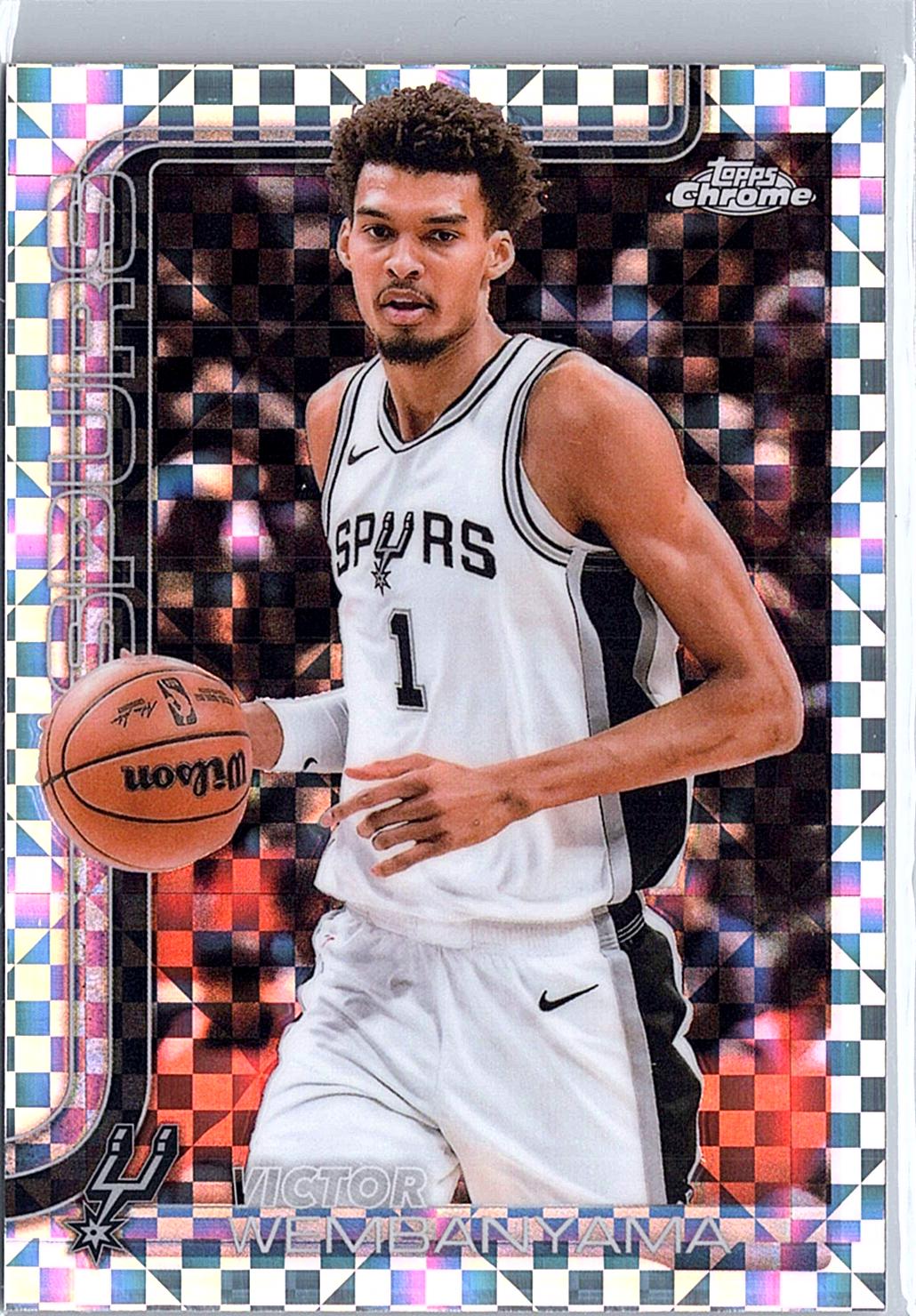 2025-26 Topps Chrome #221 Victor Wembanyama X-Fractor