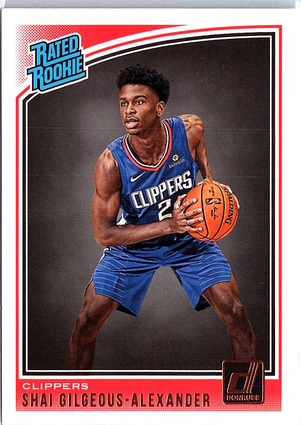2018-19 Donruss #162 Shai Gilgeous-Alexander RC
