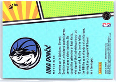 2024-25 Panini Origins #5 Luka Doncic Origin Stories Turquoise #/25